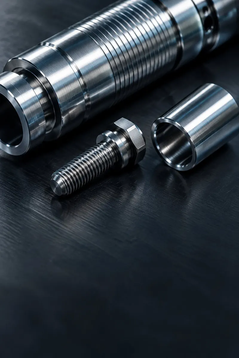 Precision turned stainless steel instrument housing for medical devices